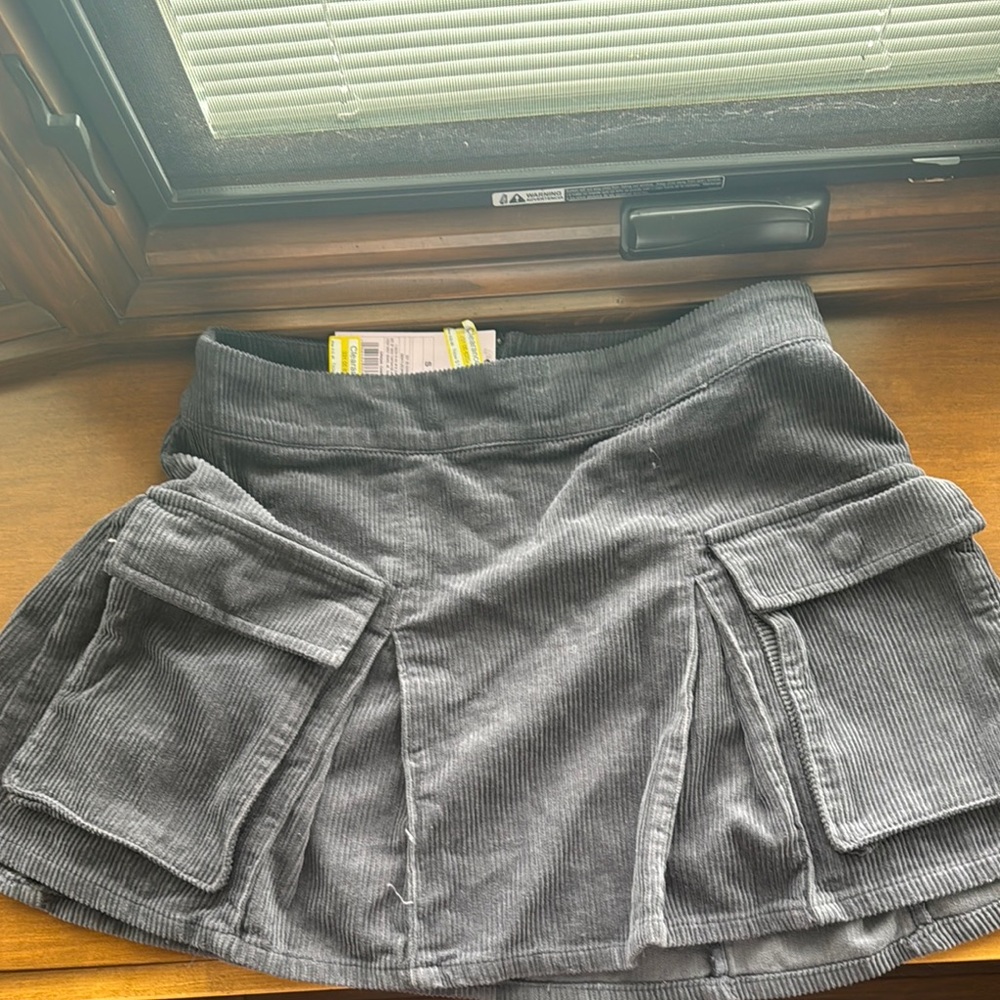 Target Gray Corduroy Mini Skirt